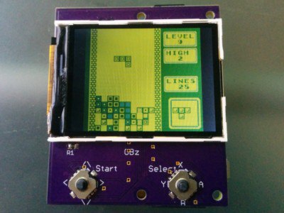 Самая маленькая версия Game Boy Zero